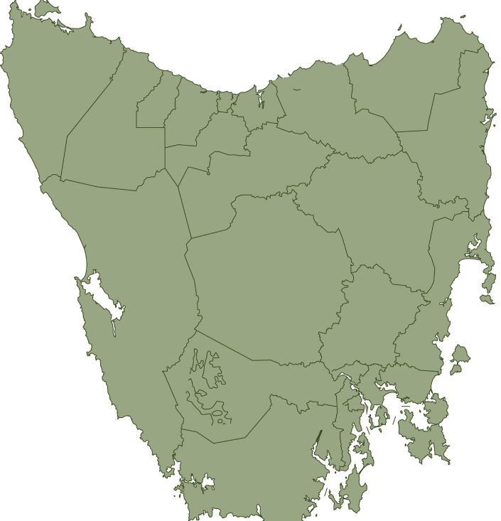 Map of Tasmania