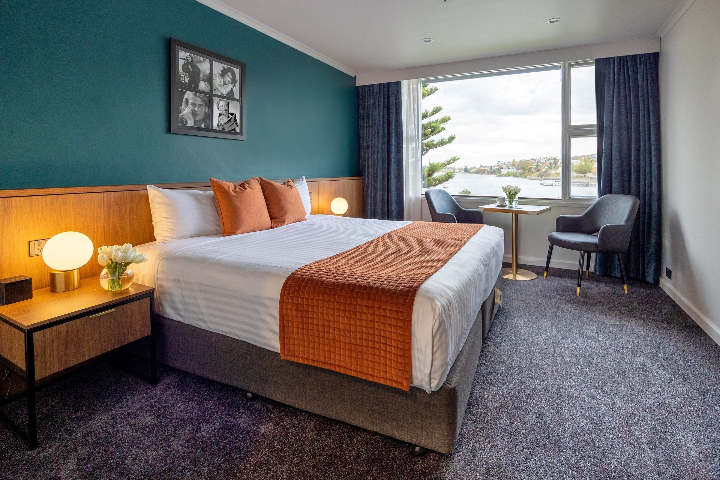 A guest room at Wrest Point